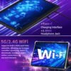 26GB (6+20) RAM And 128GB ROM New Tablet PC, 1TB SD Expansion, 1280X800 HD IPS, GMS, Wi-Fi Connectivity, 10.1-Inch Android 15 Tablet (No Adapter), Optional: Tablet And Stand Case Or Tablet And Keyboard Set, Perfect for Holiday/Birthday Gifts, 2026