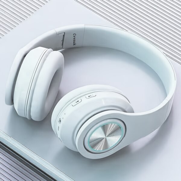 B39 Wireless Headphones, Over-Ear Headset with Microphone, Noise Cancellation, Foldable Lightweight Design, Deep Bass