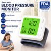 Wrist Blood Pressure Monitor – Automatic Digital BP Monitor with Adjustable Cuff, Large LCD Display, Pulse Rate & Irregular Heartbeat Detection, Portable Home Use Blood Pressure Machine for Seniors and Adults