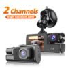 32GB 4-Lens Car Dashboard Video Cam, FHD1080P Dash Cam for Cars, Front, Rear, Left And Right, with 8IR Night Vision, Loop Recording, 170° Wide Angle Car DVR Camera