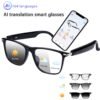 AI Smart Glasses, Smart Glasses With 160 Languages Real Time Translation Support, Chat GPT System, Hvesbsfsy New Multi-functional Audio Glasses For Men And Women, Built-in Microphone And Speaker, HD Voice Calls And HIFI Music Quality