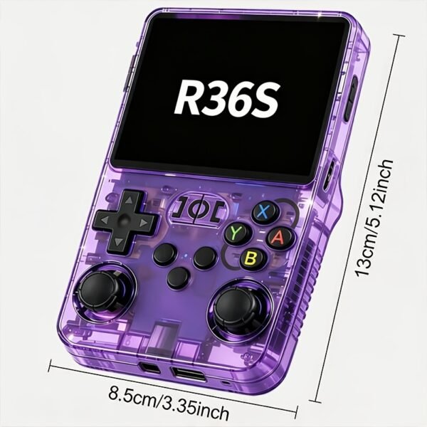 product-fancy-d2097804-88cf-4b8b-a929-c3305cfc14d4-1 Retro R36S Handheld Game Console, 128GB Portable Game Console, 3.5-Inch HD Gaming Console, Long Battery Life, Dual Analog Sticks, Stable Gameplay, Perfect for Gaming Enthusiasts, Best Men's Birthday Gift Set, Five Colors Available