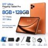 Android 15 Tablet Super Value Bundle, Includes Keyboard And Protective Case, 8GB+128GB Large Storage, 10.1-Inch FHD Screen, Supports 5G Dual SIM Dual Standby And Wi-Fi 6, Student Preferred, Multiple Colors Optional, Student Tablet, Tablet, Pad