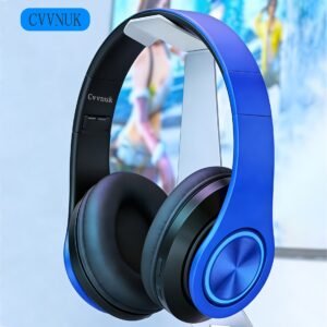 B39 Wireless Headphones, Over-Ear Headset with Microphone, Noise Cancellation, Foldable Lightweight Design, Deep Bass