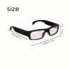 1pc Smart Glasses with Camera, 1080P HD Camera, Digital Video Recorder Camcorder Eye Protection DV Camera Glasses Video Glasses, Recording Portable Camera Ultra Clear Camera Glasses with 32/64GB Memory Card, Long-lasting Battery Life, USB Interface