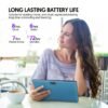 Android 13 2-in-1 Tablet with Keyboard, 4 Core Processor, 10.1 Inch, 7(3+4)GB RAM+64GB ROM, 1TB Expandable Storage, 6000mAh Battery, 5G WiFi 6, 2MP+8MP Dual Camera, 1280 * 800 FHD IPS Screen, Comes with Keyboard, Case, Stylus, And Pen.Stylus Without Electricity