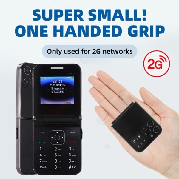 Innovative Feature Phone, Lightweight Phone, Easy Functionality, Trendy Style, Basic Calling/Messaging/Chatting/Social/Photography, Long Standby Time, 2G Network, Multilingual Support, Foldable Design, Convenient Storage, Multifunctional Buttons