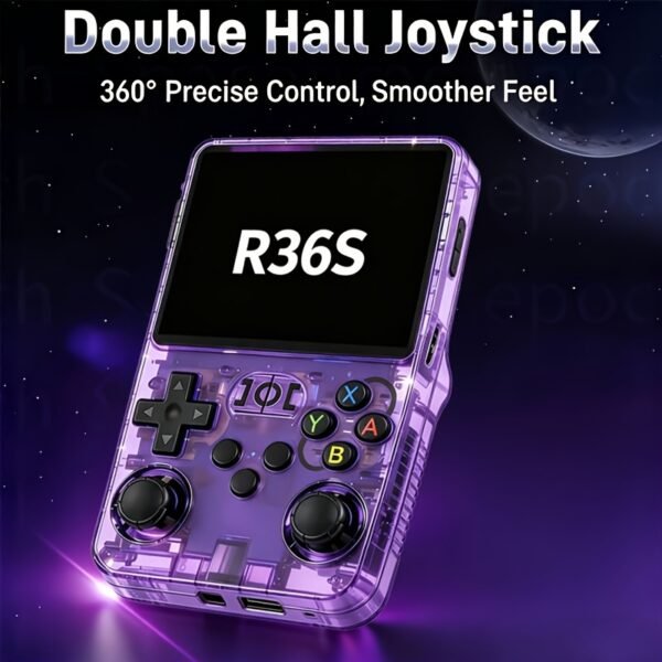 product-fancy-da6510ac-bc38-4d4d-a57e-1c419328a066 Retro R36S Handheld Game Console, 128GB Portable Game Console, 3.5-Inch HD Gaming Console, Long Battery Life, Dual Analog Sticks, Stable Gameplay, Perfect for Gaming Enthusiasts, Best Men's Birthday Gift Set, Five Colors Available