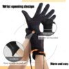 Winter Warm Gloves, Electric Heating Gloves, Intelligent Three-level Temperature Control, Double-sided Heating, Automatic Power-off at High Temperature, Comfortable Liner,Requires a USB Power Source to Be Used,An Excellent Winter Gift.