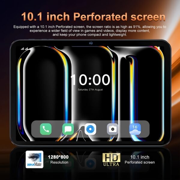 2026 New Design Tablet, 2-In-1 10.1-Inch HD Screen, Android 15 System, 8GB (4+4GB) RAM, 128GB Storage, Keyboard And Mouse Support (Included), Dual-Band Wifi, 8000Mah Battery, Lightweight And Portable, Tablet, Pad, Tablet, Pad