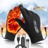 Winter Warm Gloves, Electric Heating Gloves, Intelligent Three-level Temperature Control, Double-sided Heating, Automatic Power-off at High Temperature, Comfortable Liner,Requires a USB Power Source to Be Used,An Excellent Winter Gift.