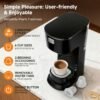 The Coffee Machine Is Fast And Convenient, Allowing You to Start Your Specialty Coffee Routine with Just One Button. Achieve Coffee Freedom At Home with Its Compact Design, Making It A Perfect Companion for Your Home Coffee Experience, Clearance Deal