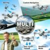 Foldable RC Quadcopter for Teenagers, Easy-to-Fly Entry-level Drone with Optical Flow Hover, 360° Fun Stunt Flips, One Key Takeoff Landing, Headless Mode, Crash Resistant for Casual Play, Perfect for Hanging Out with Friends, Great Birthday Gift