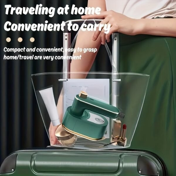 Travel Steam, Foldable Electric, Mini Handheld Portable 180 ° Rotating Clothing Steamer, Household Mini Ironing Tool