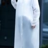 product-fancy-e335dcd4-aed0-4a10-a561-5d8db0ea315b 1pc White Thickened Transparent EVA Hooded Full-Body Raincoat, Portable Outdoor Rain Jacket Long Sleeve Jumpsuit Raincoat Adult Outdoor Riding Fashion Jumpsuit Raincoat Raincoat Adult Fashion Trench Coat Style Raincoat EVA