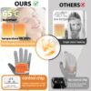 Winter Warm Gloves, Electric Heating Gloves, Intelligent Three-level Temperature Control, Double-sided Heating, Automatic Power-off at High Temperature, Comfortable Liner,Requires a USB Power Source to Be Used,An Excellent Winter Gift.