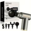Portable Digital Fascia Gun With 4 Interchangeable Massage Heads, 6-Speed Deep Tissue Muscle Massager, USB Rechargeable, - Ideal Gift For Father'S Day And Valentine'S Day, Mini Massage Gun