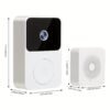 Wireless Video Doorbell with Two-Way Communication, Wi-Fi Connectivity, High Definition, Night Vision Capabilities, Remote Control Via App, Easy Setup, And HD Cameras for Home Security