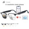 AI Smart Glasses, Smart Glasses With 160 Languages Real Time Translation Support, Chat GPT System, Hvesbsfsy New Multi-functional Audio Glasses For Men And Women, Built-in Microphone And Speaker, HD Voice Calls And HIFI Music Quality