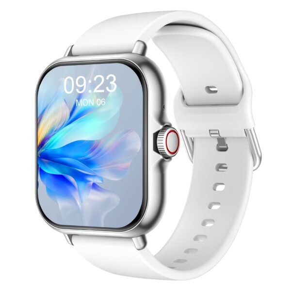 1.83-Inch Multifunctional Full Touch Screen Sports Smart Watch with Answer Make Call, Fitness Tracker, Voice Assistant, Remote Photography, Alarm Clock, Music Control, Information Alerts, Pedometer, Vibrant Display