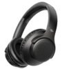 KVIDIO Bluetooth 6.0 Wireless Headphones, 65 Hours Playtime, Sealed Type, Microphone Included, Soft Earmuffs &Light Weight for Prolonged Waring for PC/Travel/School/iPad