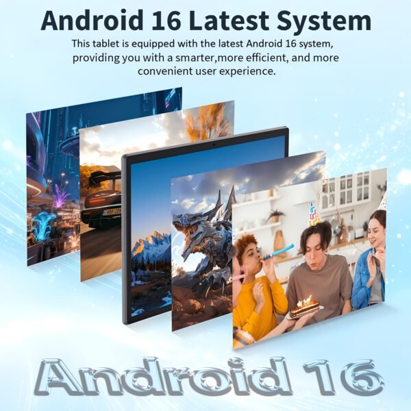 product-fancy-f20f0107-6588-49a7-82ba-a1c616192700 Android 16, Tablet Computer 20GB (4GB+16GB) RAM + 64GB ROM, 10.1 Inches, Android Tablet 2-in-1 Tablet Computer (Optional Accessories: Keyboard, Mouse, Case, Stylus), Dual Cameras, WiFi, Wireless, Suitable for Work Use, Can Be Used as a Gift.