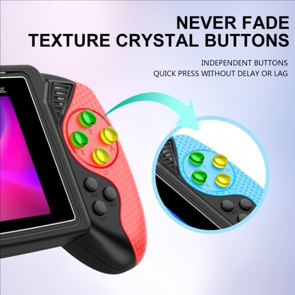 S7 3-inch 8-bit Classic Retro Video Handheld Portable Nostalgic Arcade Mini Game Console Best Gift