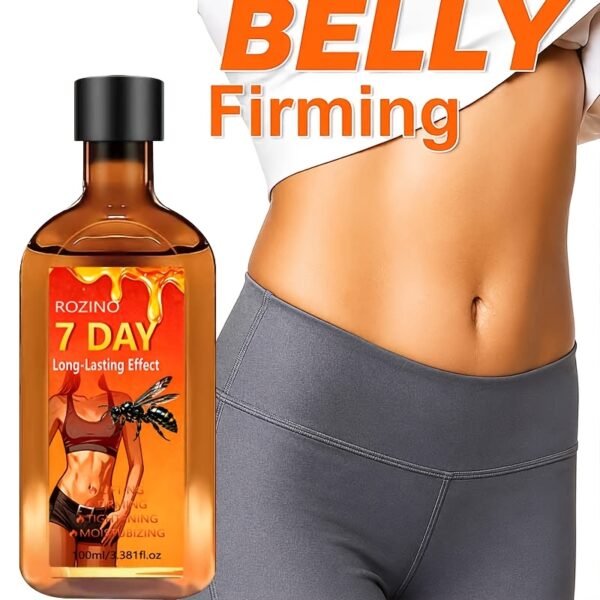 7-Day Abdominal Instant Tightening Oil, Instant Lifting And Firming, Tummy Reduction, Natural Ingredients, Low Sensitivity And Hydration, Solving Body Skin Laxity, Dryness, Wrinkles And More, Suitable for Arms, Abdomen, Buttocks