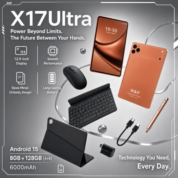 Android 15 Tablet Super Value Bundle, Includes Keyboard And Protective Case, 8GB+128GB Large Storage, 10.1-Inch FHD Screen, Supports 5G Dual SIM Dual Standby And Wi-Fi 6, Student Preferred, Multiple Colors Optional, Student Tablet, Tablet, Pad