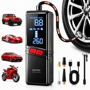 product-fancy-ff39b797-ed46-4c63-bbb8-97aff9ca182d 12000APortable Wireless Car Air Compressor Inflator Hand Pump with LED Lighting, Suitable for Cars/motorcycles/bicycles