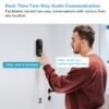 1440P Wireless Smart Doorbell, WiFi Camera, Night Vision Function, Artificial Intelligence Snapshot, Rechargeable Battery, Photo And Video Taking, Two-way Intercom, Local Storage