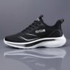 Summer Men'S Athletic Shoes Soft Sole Shock Absorption Mesh Breathable Running Shoes Fashion Versatile Trendy Shoes