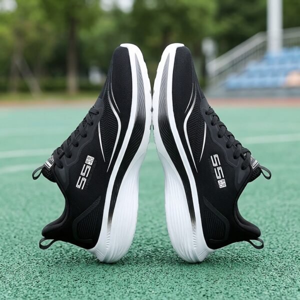 Summer Men'S Athletic Shoes Soft Sole Shock Absorption Mesh Breathable Running Shoes Fashion Versatile Trendy Shoes