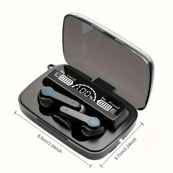product-open-1c2b608dcf7946888c760fcd33eaf9f2-goods True Wireless Theater Headphones with Digital Display & LED Indicators, Motion-Activated Charging, 9D HIFI Sound, Fingerprint Touch Control, USB-C Charging, Long-Lasting Battery Life for Gaming & Movies, Theater Audio, Modern Headphones, Advanced Technology, Noise Isolation, Movie Lovers