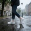 Waterproof Reusable Shoe Covers with Non-Slip Sole Design, Durable and Elastic Rain Boot Covers, Unisex Portable Rubber Shoe Covers, Suitable for Outdoor Walking and Camping, Holiday Gift, for All Types of People
