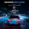 Wzxlifescult 4/5 Camera Car Dash Cam, 360° Surround Coverage, 1080P Front, 720P Rear & Inside Recording, Night Vision, WDR, Loop Recording, Parking Monitor