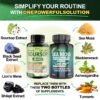 Himiyer 2 Bottles Soursop NAD+ & Sea Moss Daily Balance Capsules for Women & Men - Rhodiola Rosea, Ashwagandha, Shilajit, Berberine - Focus & Immune Health & Body Balance - Daily Gentle Lifestyle