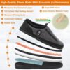 Warm Slippers with Four Heating Settings, Cordless Foot Warmers Designed for Chilly Feet, Perfect for Cold Weather. These Cozy Indoor And Outdoor Shoes Are Ideal for Camping, Featuring a 5000Mah Rechargeable Battery