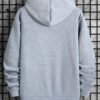 Men'S New Fashion United States Los Angeles California EST.1776 Letter Print Casual Sweatshirt Trendy Drawstring Hoodie Fall Winter Top Comfortable Versatile Long Sleeve Hooded Sweater