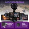 Wzxlifescult 4/5 Camera Car Dash Cam, 360° Surround Coverage, 1080P Front, 720P Rear & Inside Recording, Night Vision, WDR, Loop Recording, Parking Monitor