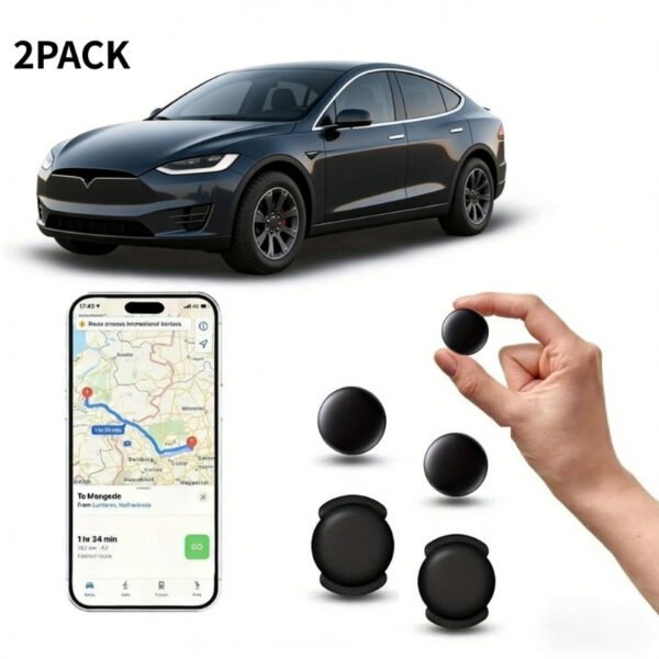 2pcs Mini GPS Tracker - No Monthly Fee, Real-Time Locator, IOS Only, Easy to Install for Trucks, SUVs, And Other Vehicles, Battery-Free Operation, Durable Construction, GPS Tracker for Cars, Tracking Device, Tra, Christmas Gifts