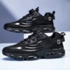 Men's Fashion Casual Sneakers, Lightweight and Breathable Running Shoes with Thick Soles and Rotating Button Design for Daily Commuting, Workouts, and Running