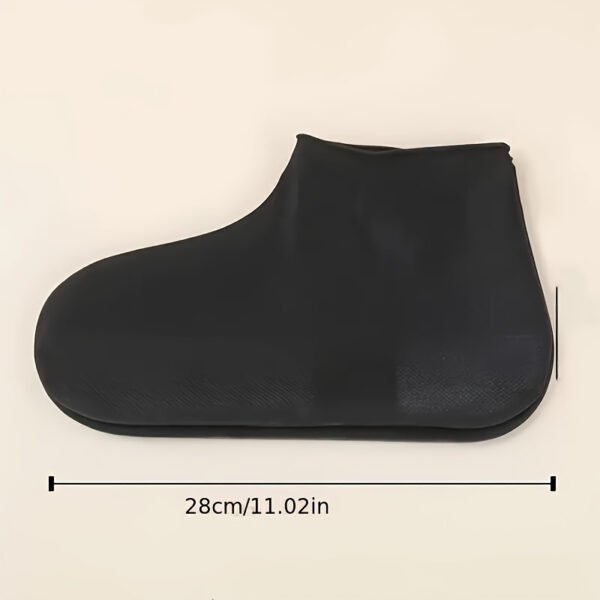 Waterproof Reusable Shoe Covers with Non-Slip Sole Design, Durable and Elastic Rain Boot Covers, Unisex Portable Rubber Shoe Covers, Suitable for Outdoor Walking and Camping, Holiday Gift, for All Types of People