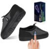 Warm Slippers with Four Heating Settings, Cordless Foot Warmers Designed for Chilly Feet, Perfect for Cold Weather. These Cozy Indoor And Outdoor Shoes Are Ideal for Camping, Featuring a 5000Mah Rechargeable Battery