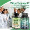 Himiyer 2 Bottles Soursop NAD+ & Sea Moss Daily Balance Capsules for Women & Men - Rhodiola Rosea, Ashwagandha, Shilajit, Berberine - Focus & Immune Health & Body Balance - Daily Gentle Lifestyle