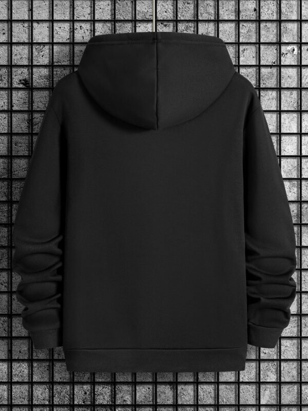Men'S New Fashion United States Los Angeles California EST.1776 Letter Print Casual Sweatshirt Trendy Drawstring Hoodie Fall Winter Top Comfortable Versatile Long Sleeve Hooded Sweater