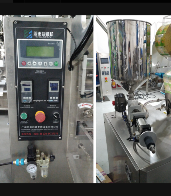 Screenshot 2026-10-10 140316 Shop the Penglai automatic liquid filling and packaging machine. 30–60 bags/min, PLC control, stainless steel 304, multiple sealing options