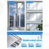 product-fancy-1deb3089-1577-4b0e-8cab-80d387949607 Large One-Way Privacy Window Film for Home And Office Windows. Features Electrostatic Adhesion - No Glue Required - And Provides Protection, Sunshade, And Heat Insulation. Holiday Decorations. Bonus Gifts: Spray Bottle, Measuring Tape, And Squeegee