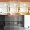 product-fancy-a55efd76-fa15-41bf-9c77-3fce3ab65c4f LED Smart Ceiling Fan Light - E27/E26 Screw Port With Remote Control, Adjustable Brightness And 3 Speed Adjustment, Suitable For Bedroom, Living Room, Study, Kitchen And Bathroom - Modern Design, Suitable For All Seasons (2-in-1-3/4/5 Head Fan Light