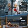 product-fancy-cb3c5add-a9b3-4a07-ba48-c8f0f18d9783 Large One-Way Privacy Window Film for Home And Office Windows. Features Electrostatic Adhesion - No Glue Required - And Provides Protection, Sunshade, And Heat Insulation. Holiday Decorations. Bonus Gifts: Spray Bottle, Measuring Tape, And Squeegee